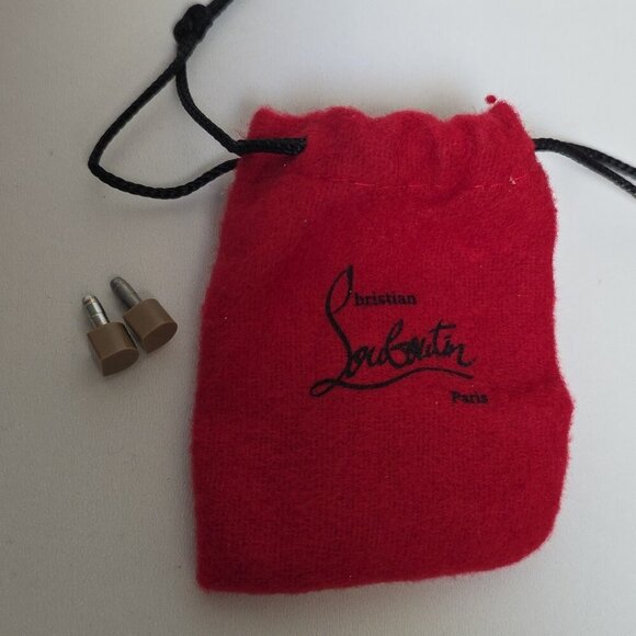 CHRISTIAN LOUBOUTIN | Eloise Glitter Heels Silver Sz 40.5 - Picture 7 of 9